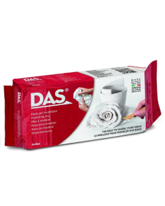 Massa Das de Ceramica Fria para Modelar Branca 1kg Artesanato