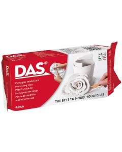MASSA DAS CERAMICA FRIA PARA MODELAR 500GR BRANCA - 19600